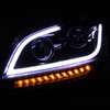 Spec-D Tuning 2lhp-sou10g-tm | SPEC-D Tuning Kia Soul LED Bar Projector Headlight Glossy Black; 2010-2011 Alternate Image 1