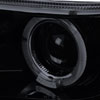 Spec-D Tuning 2LHP-TC05G-TM | Scion Tc Halo Projector Headlight Gloss Black Housing Smoke Lens; 2005-2010 Alternate Image 2