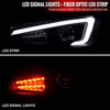 Spec-D Tuning 2LHP-TC11JM-TM | Scion Tc Projector Headlights With Led Light Bar - Black; 2011-2013 Alternate Image 2