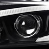 Spec-D Tuning 2LHP-TC11JM-TM | Scion Tc Projector Headlights With Led Light Bar - Black; 2011-2013 Alternate Image 4