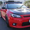 Spec-D Tuning 2LHP-TC11JM-TM | Scion Tc Projector Headlights With Led Light Bar - Black; 2011-2013 Alternate Image 11