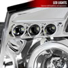 Spec-D Tuning 2LHP-TIT04-TM | Nissan Armada Halo Led Projector Chrome; 2004-2007 Alternate Image 5