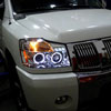 Spec-D Tuning 2LHP-TIT04-TM | Nissan Armada Halo Led Projector Chrome; 2004-2007 Alternate Image 11