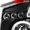 Spec-D Tuning 2LHP-TIT04JM-TM | Nissan Armada Halo Led Projector Black; 2004-2007 Alternate Image 5