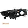 Spec-D Tuning 2LHP-TSX04JM-RS | Acura Tsx Projector Headlights Black; 2004-2005 Alternate Image 6