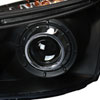 Spec-D Tuning 2LHP-TUC04JM-TM | Hyundai Tucson Halo Led Projector Black; 2004-2007 Alternate Image 2