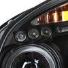 Spec-D Tuning 2LHP-TUC04JM-TM | Hyundai Tucson Halo Led Projector Black; 2004-2007 Alternate Image 5