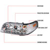 Spec-D Tuning 2LHP-VIC98-TM | Ford Crown Victoria Projector Headlight Chrome Housing; 1998-2011 Alternate Image 6