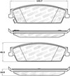 Stoptech 305.11940 | StopTech Street Select Brake Pads GMC Yukon, Rear; 2007-2014 Alternate Image 1