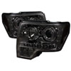 SPYDER 5010254 | Spyder Ford F150 Halo LED ( Replaceable LEDs ) Projector Headlights - Smoke - (PRO-YD-FF15009-HL-SM); 2009-2012 Alternate Image 1