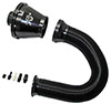 K&N Engineering rc5052ab | K&N Universal Apollo Black Cold Air Intake - 70mm OD FLG PP Alternate Image 1