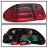 SPYDER 5020659 | xTune Mercedes Benz W210 E-Class LED Tail Lights - Red Smoke; 1996-2002 Alternate Image 4