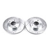 PowerStop jbr508xpr | Power Stop 89-90 Nissan 300ZX Front Evolution Drilled & Slotted Rotors - Pair; 1989-1990 Alternate Image 2