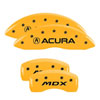 MGP 39003SVTCYL | 4 Caliper Covers Engraved Front & Rear Vtech Yellow Finish Black Char 2004 Acura RSX; 2006-2007 Alternate Image 2