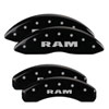 MGP 12059SMGPBK | MGP 4 Caliper Covers Engraved Front & Rear MGP Black finish silver ch; 2010-2010 Alternate Image 6