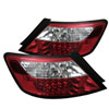 SPYDER 5004512 | Spyder Honda Civic 2Dr LED Tail Lights - Red Clear - (ALT-YD-HC06-2D-LED-RC); 2006-2008 Alternate Image 1