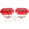 PowerStop s6142 | Power Stop 09-14 Hyundai Genesis Front Red Calipers w/o Brackets - Pair; 2009-2014 Alternate Image 1