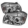 SPYDER 5009883 | Spyder Dodge Magnum Halo LED ( Replaceable LEDs ) Projector Headlights - Chrome - (PRO-YD-DMAG05-LED-C); 2005-2007 Alternate Image 2