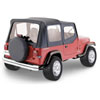 Rampage 68115 | 1976-1983 Jeep CJ5 Complete Top - Black Denim; 1976-1983 Alternate Image 1