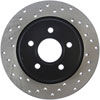 Stoptech 128.39039R | StopTech Volvo C30 Sport Cryo Cross Drilled Rotor, Rear Right; 2007-2013 Alternate Image 2