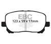 EBC dp21637 | 02-08 Pontiac Vibe 1.8 Greenstuff Front Brake Pads; 2002-2008 Alternate Image 6