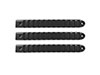 DV8 Offroad d-jp-190028-bk-3 | 2007-2018 Jeep JK Black Rail Style Door Handle Inserts - Set Of 3; 2007-2018 Alternate Image 1