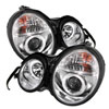 SPYDER 5011282 | Spyder Mercedes Benz W210 E-Class Halo Projector Headlights - Chrome - (PRO-YD-MBW21095-HL-C); 1995-1999 Alternate Image 1