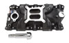 Edelbrock 27033 | Intake Manifold Perf Eps SBC w/ Oil Fill Tube and Breather Black Alternate Image 1