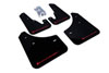 Rally Armor mf9-ur-blk/rd | 2004-2009 Mazda3/Speed 3 UR Black Mud Flap w/ Red Logo; 2004-2009 Alternate Image 1