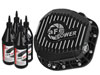 aFe 46-70022-WL | Pro Series Rear Diff Cover Kit Black w/ Gear Oil 86-16 Ford F-250/F-350 V8 7.3L/6.0L/6.4L/6.7L; 1986-2016 Alternate Image 1