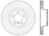 Stoptech 128.34140R | StopTech BMW 228i Sport Cryo Cross Drilled Rotor, Front Right; 2014-2016 Alternate Image 1