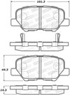 Stoptech 308.16790 | StopTech Street Brake Pads Mazda 6 Manual Parking Brake, Rear; 2014-2015 Alternate Image 1