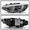 SPYDER 9948534 | Spyder BMW F30 3 Series 4Dr LED Projector Headlights Chrome PRO-JH-BF3012H-4D-LED-C; 2012-2015 Alternate Image 1