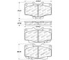 Stoptech 309.04360 | StopTech Sport Brake Pads Toyota Hilux, Front; 2004-2009 Alternate Image 1