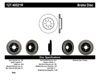 Stoptech 127.40021R | StopTech Honda Fit Sport Drilled/Slotted Rotor, Front Right; 2007-2014 Alternate Image 1