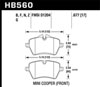 Hawk Performance HB560G.677 | Hawk 06-15 Mini Cooper DTC-60 Race Front Brake Pads; 2006-2015 Alternate Image 2