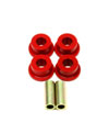 BMR Suspension bk006 | BMR 10-15 5th Gen Camaro Rear Outer Trailing Arm Bushing Kit - Red; 2010-2015 Alternate Image 1