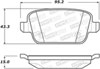 Stoptech 308.13140 | StopTech Street Brake Pads Volvo S80 336mm Front Disc, Rear; 2008-2008 Alternate Image 1