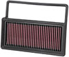 K&N Engineering 333014 | K&N 2008-2013 Fiat Abarth 1.4L Turbo Replacement Drop In Air Filter Alternate Image 3