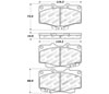 Stoptech 309.04100 | StopTech Sport Brake Pads Toyota Pickup, Front; 1988-1995 Alternate Image 1