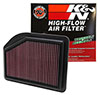 K&N Engineering 332477 | K&N Replacement Filter 10.219in O/S Length x 7.875in O/S Width x 1.125in H for 12 Honda CR-V 2.4L; 2012-2012 Alternate Image 3