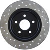 Stoptech 128.39039L | StopTech Volvo C30 Sport Cryo Cross Drilled Rotor, Rear Left; 2007-2013 Alternate Image 5