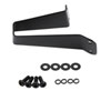 Kentrol 50460 | 76-95 Jeep Wrangler YJ Tailgate Tire Stop - Powdercoat Black; 1976-1995 Alternate Image 1