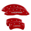 MGP 28181SMGPRD | MGP 4 Caliper Covers Engraved Front & Rear MGP Red finish silver ch; 2016-2016 Alternate Image 6