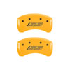 MGP 14231SSS5YL | 4 Caliper Covers Engraved Front & Rear Gen 5/SS Yellow finish black ch; 2014-2015 Alternate Image 3