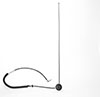 DV8 Offroad d-jp-190012 | 1997-06 Jeep TJ Replacement Antenna Black; 1997-2006 Alternate Image 1