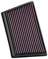 K&N Engineering 333073 | K&N 15-18 Land Rover Discovery Sport L4-2.0L DSL Replacement Drop In Air Filter Alternate Image 1