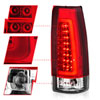 ANZO 311346 | 1999-2000 Cadillac Escalade LED Taillights Chrome Housing Red/Clear Lens Pair; 1999-2000 Alternate Image 2