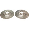 PowerStop ebr1488xpr | Power Stop 17-19 Infiniti QX30 Rear Evolution Drilled & Slotted Rotors - Pair Alternate Image 1