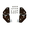 Rugged Ridge 11112.01 | 76-95 Jeep CJ / Jeep Wrangler Stainless Steel Windshield Hinges; 1976-1995 Alternate Image 1